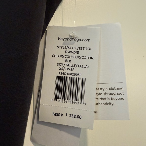 NWT Beyond Yoga tie waist midi dress. - Picture 4 of 7